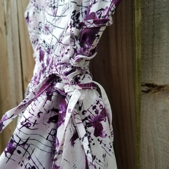 Hot topic purple rose and Music Note Dress. - Picture 9 of 15
